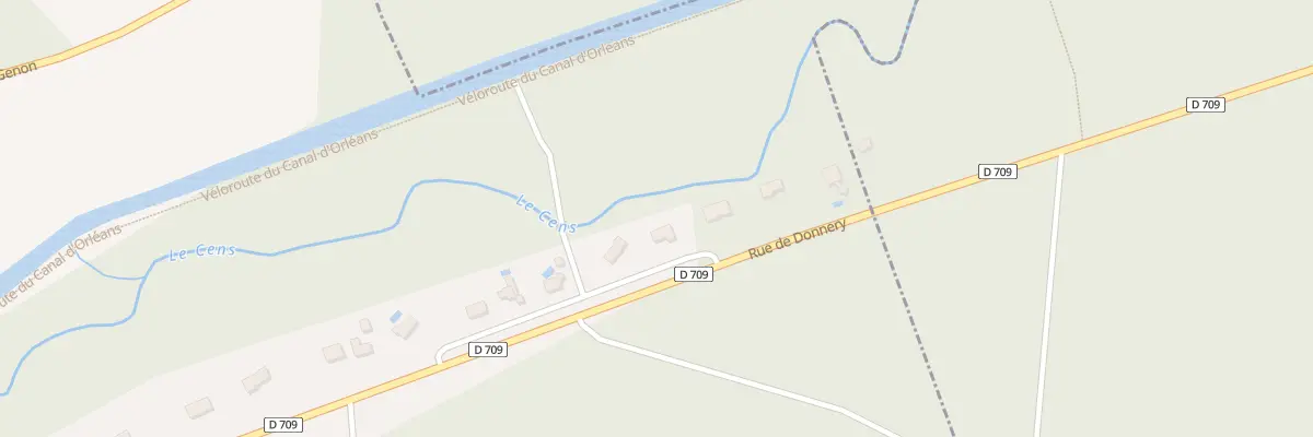 Plan du 2105 Rue de Donnery à Mardié