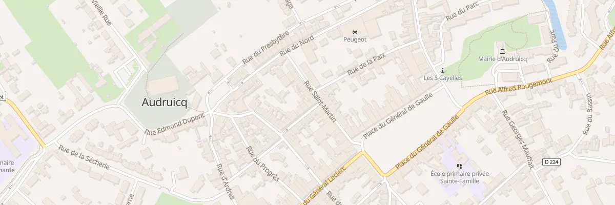 Plan du 14B Rue de l’Eglise à Audruicq