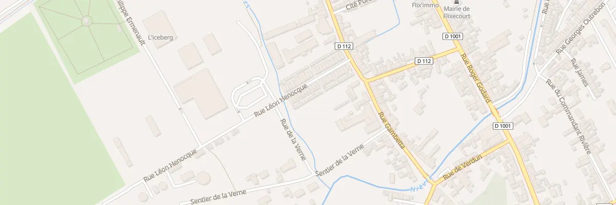 Plan du 32 Rue Léon Hénocque à Flixecourt
