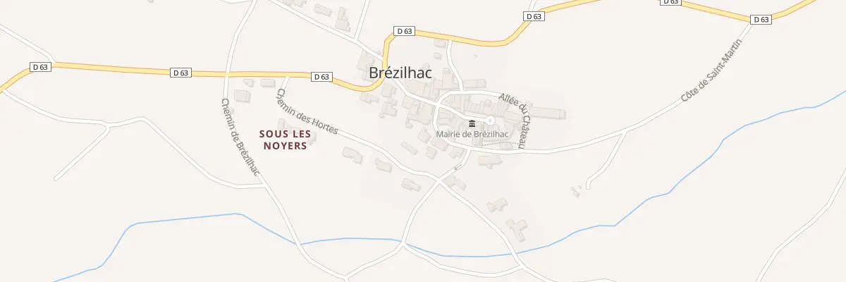 Plan du 32 Le Village à Brézilhac