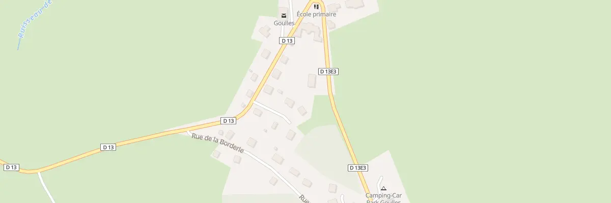 Plan du 3 All des Sapins à Goulles