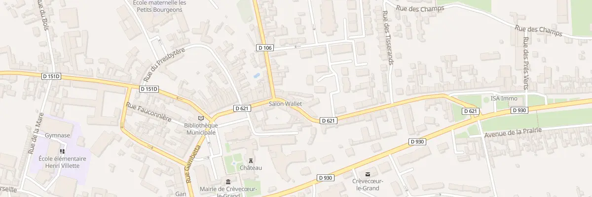 Plan du 17 Rue du Gen Moret à Crèvecœur-le-Grand