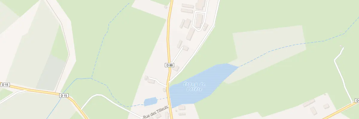 Plan du 12 Rue de l’Etang à Bétête