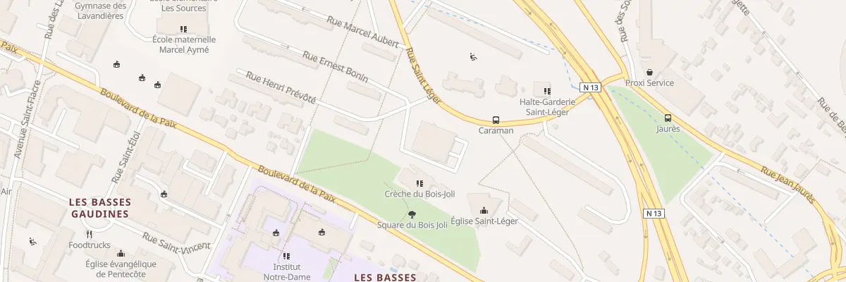 Plan du 3 Rue Saint Léger à Saint-Germain-en-Laye
