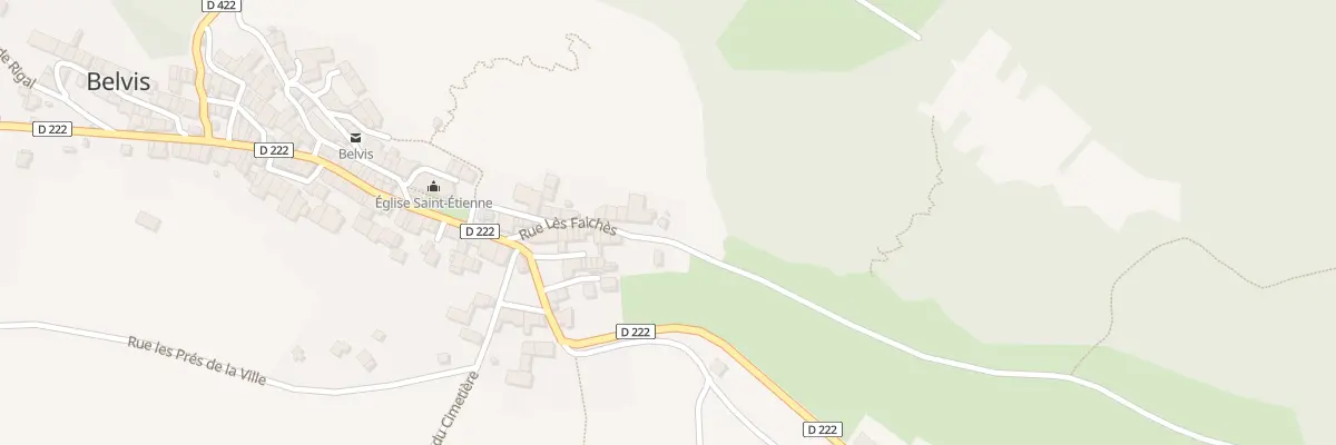 Plan du 9004 Le Village à Belvis