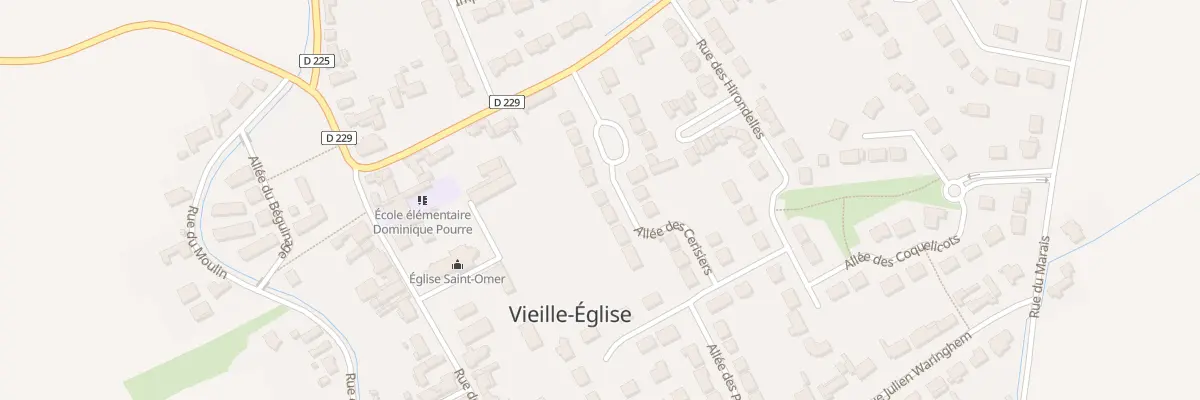 Plan du 8 All des Cerisiers à Vieille-Église