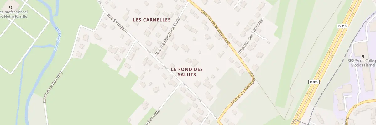 Plan du 87T Rue Saint Jean à Osny