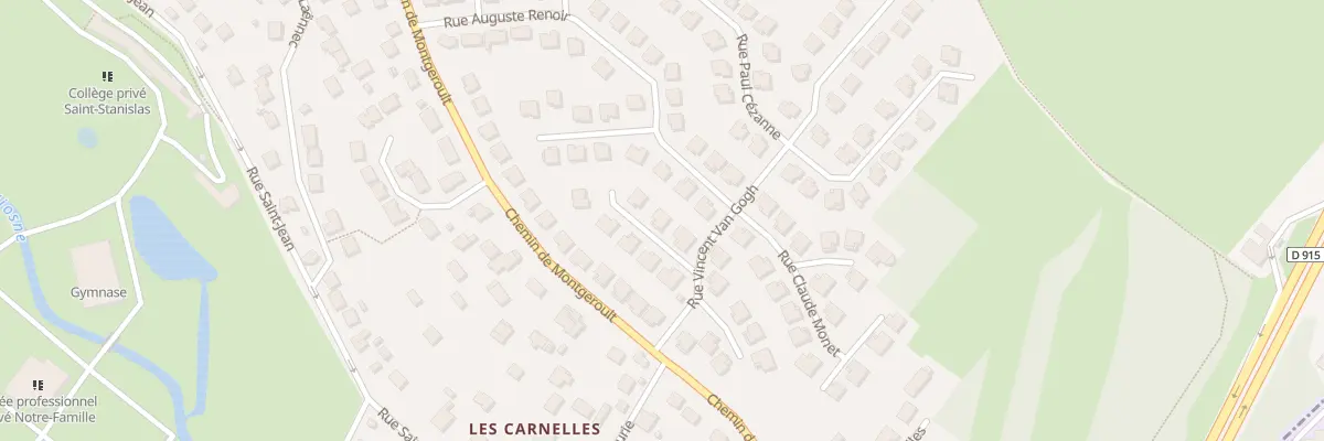 Plan du 4 All Alfred Sisley à Osny