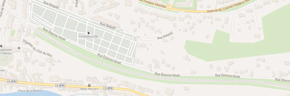 Plan du 12 Rue Raspail à Vierzon