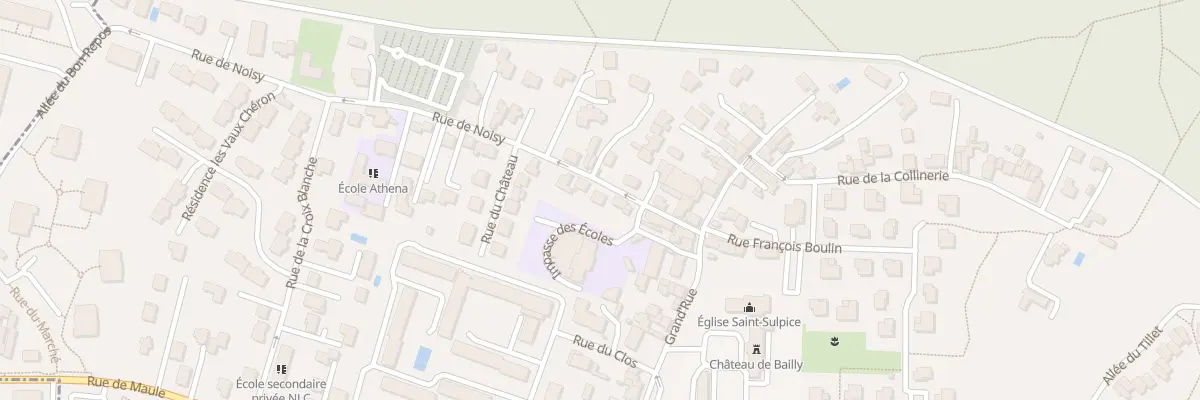 Plan du 11 Rue de Noisy à Bailly