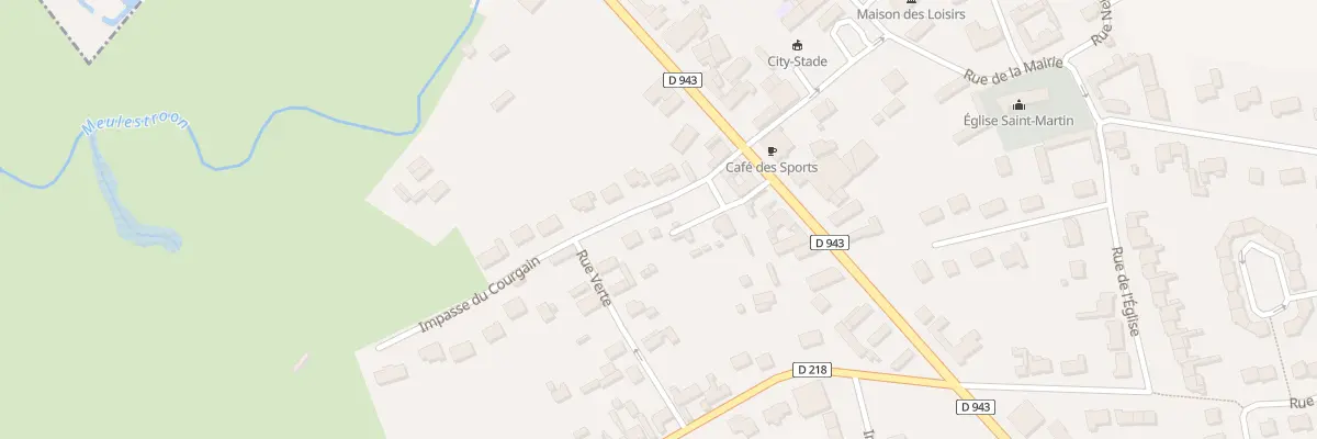 Plan du 65 Rue Verte à Nordausques