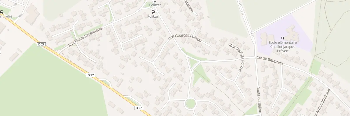 Plan du 50 Rue Georges Politzer à Vierzon