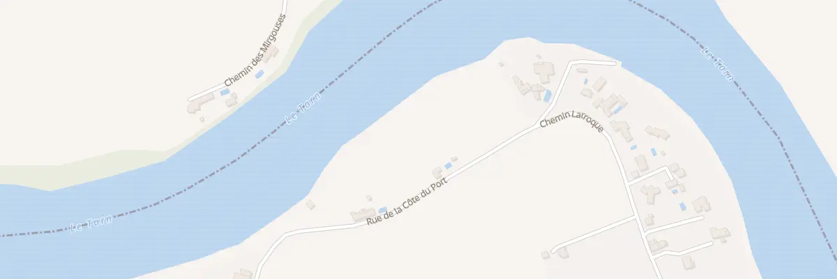 Plan du 6 Che de la Côte du Port à Terssac