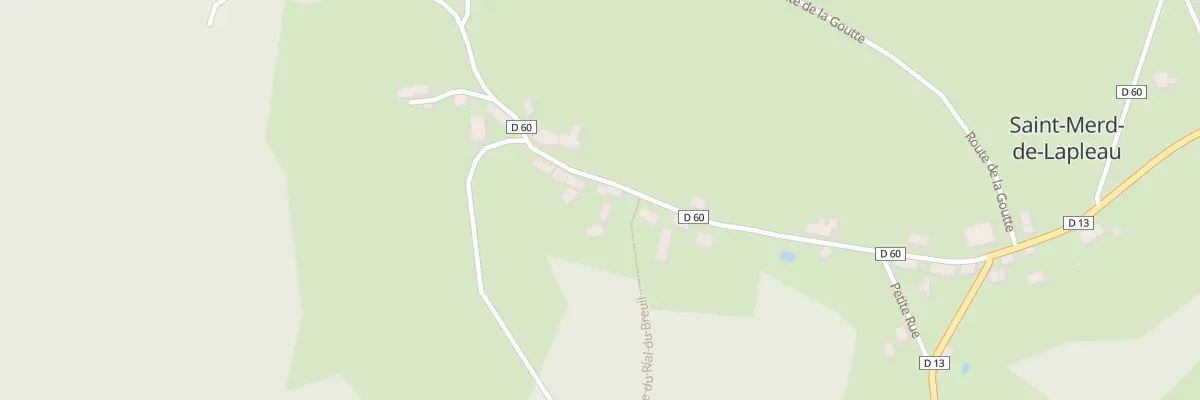 Plan du 5018 Le Bourg à Saint-Merd-de-Lapleau