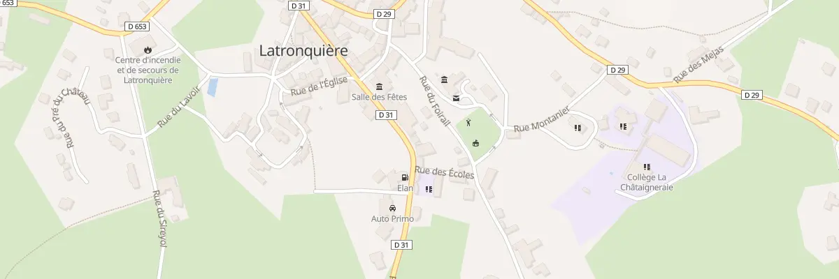 Plan du 5136F Rte de la Rivière à Latronquière