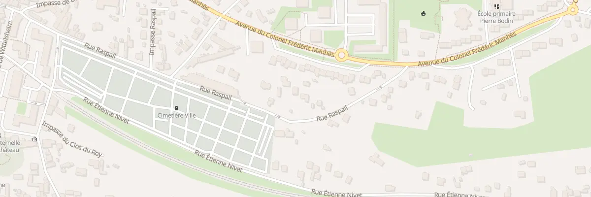 Plan du 49 Rue Raspail à Vierzon