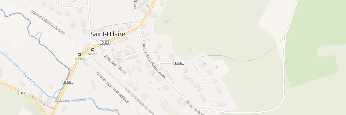 Plan du 1B Cr N32 Montoir de la Croix à Saint-Hilaire