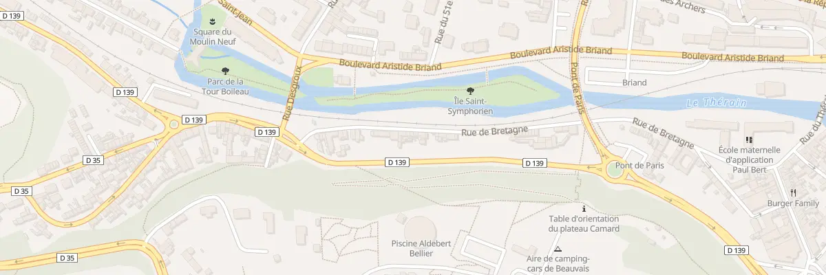 Plan du 26 Rue de Bretagne à Beauvais