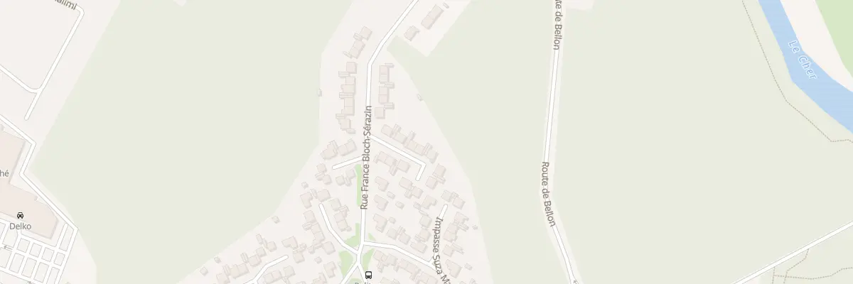 Plan du 17 Rue France Bloch-sérazin à Vierzon