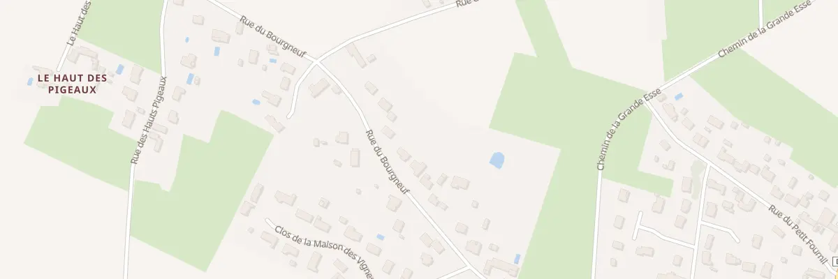 Plan du 594 Rue du Bourg Neuf à Loury