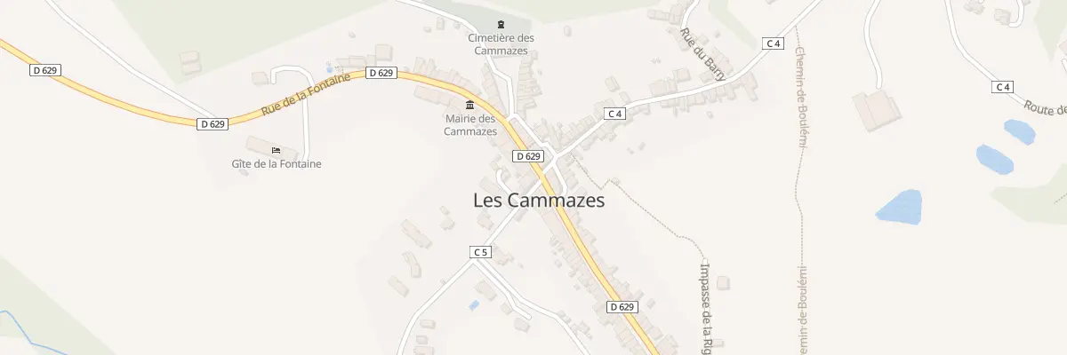Plan du 1 Rue de la Fontaine aux Cammazes