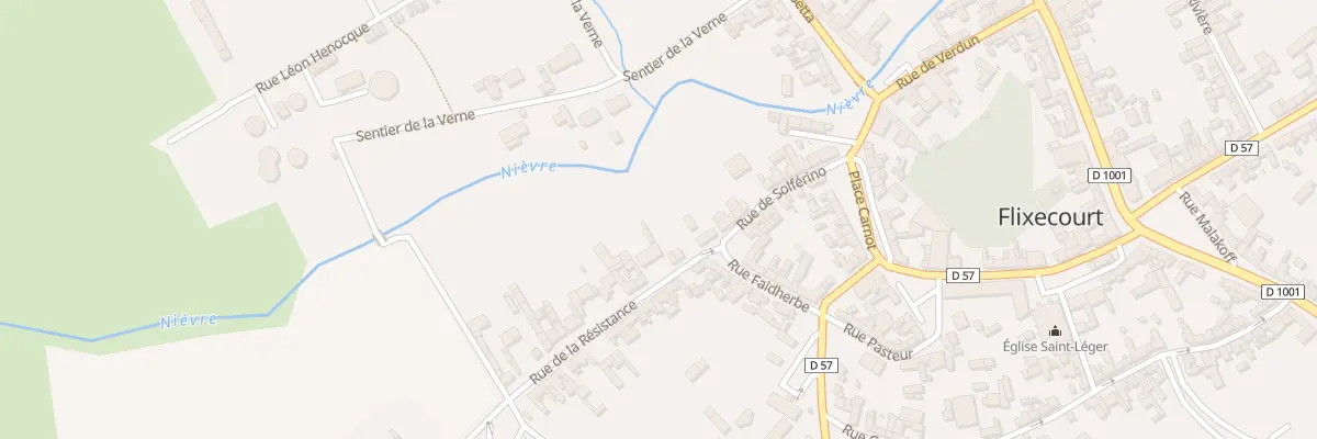 Plan du 4 Rue de la Résistance à Flixecourt