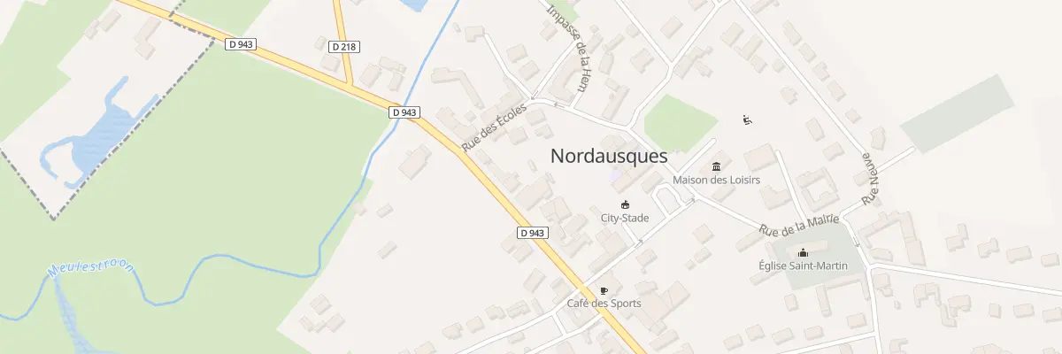Plan du 828B Rue Nationale No 43 à Nordausques