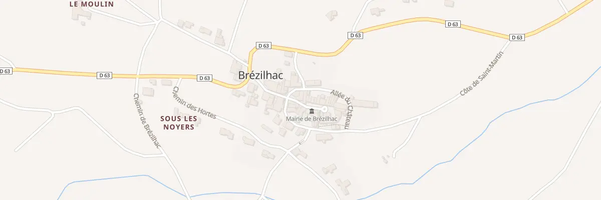 Plan du 6 Le Village à Brézilhac