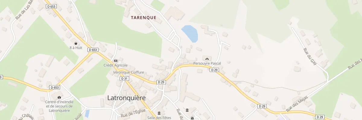 Plan du 5036F Rue du Ségala à Latronquière