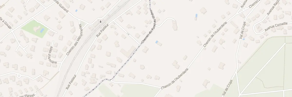 Plan du 27 Che du Fond du Chene à Marly-le-Roi