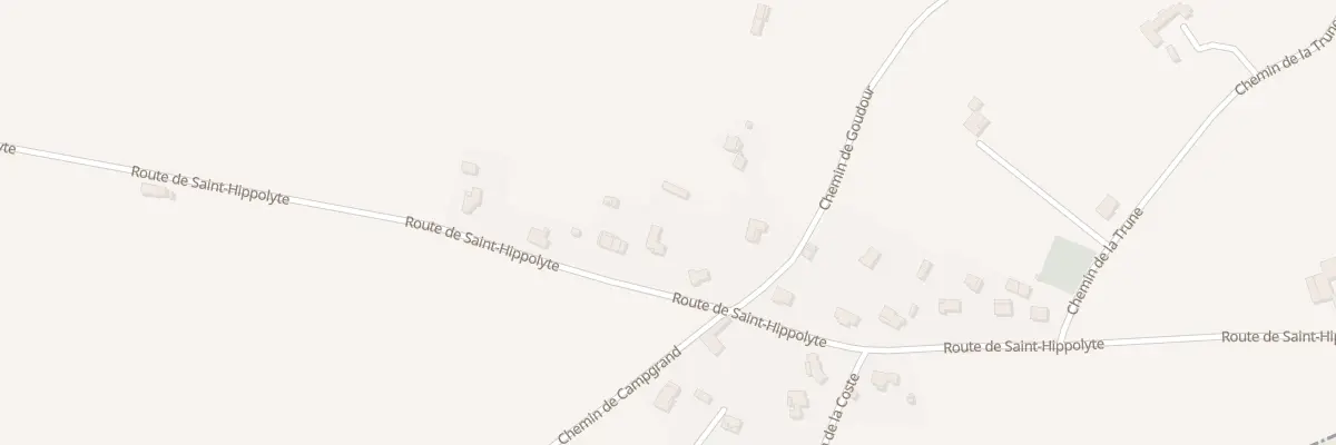 Plan du 75 Rte de Saint-Hippolyte à Monestiés
