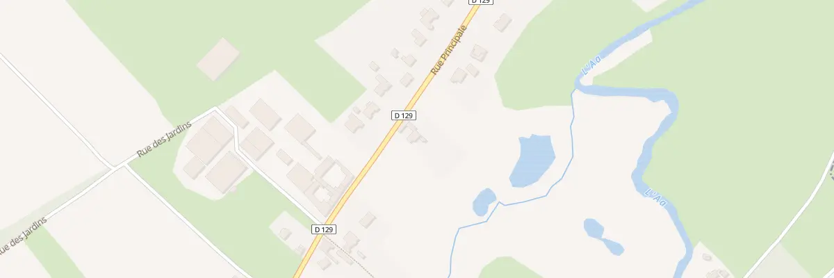 Plan du 27 Rue Principale à Renty