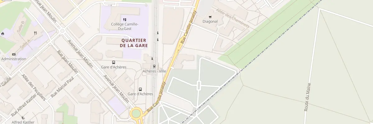 Plan du 2 All de la Lisière Saint Jean à Achères