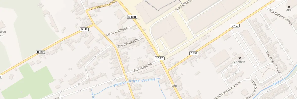 Plan du 6 Rue Courbet à Flixecourt