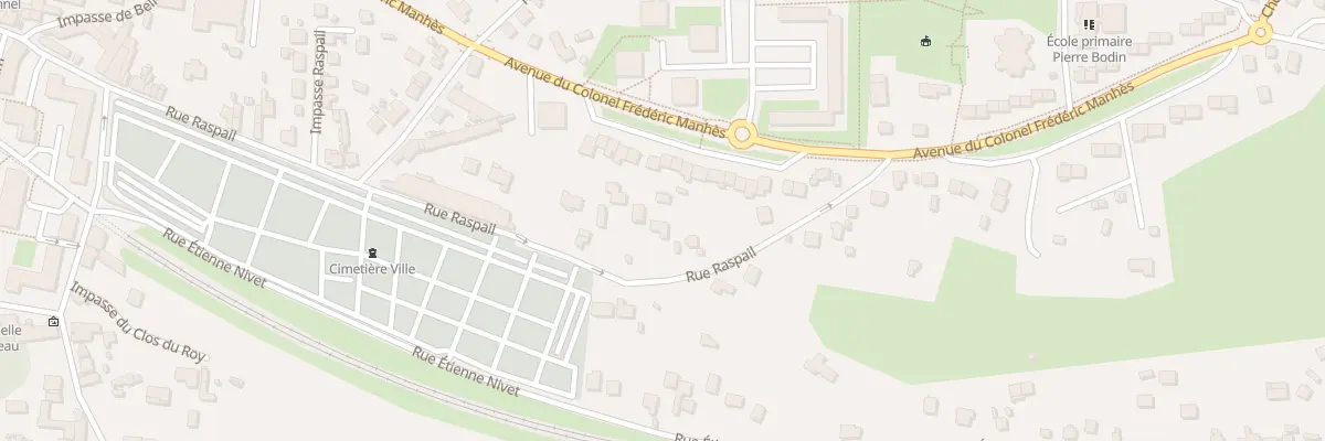 Plan du 51 Rue Raspail à Vierzon