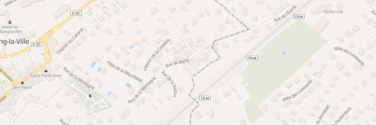 Plan du 14 Rue de Marly à L’Étang-la-Ville