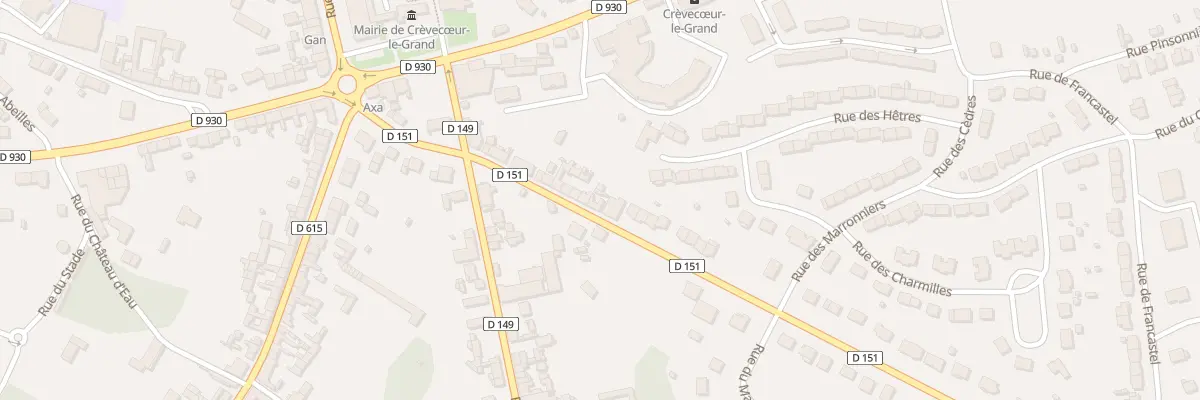 Plan du 17 Rue de Clermont à Crèvecœur-le-Grand