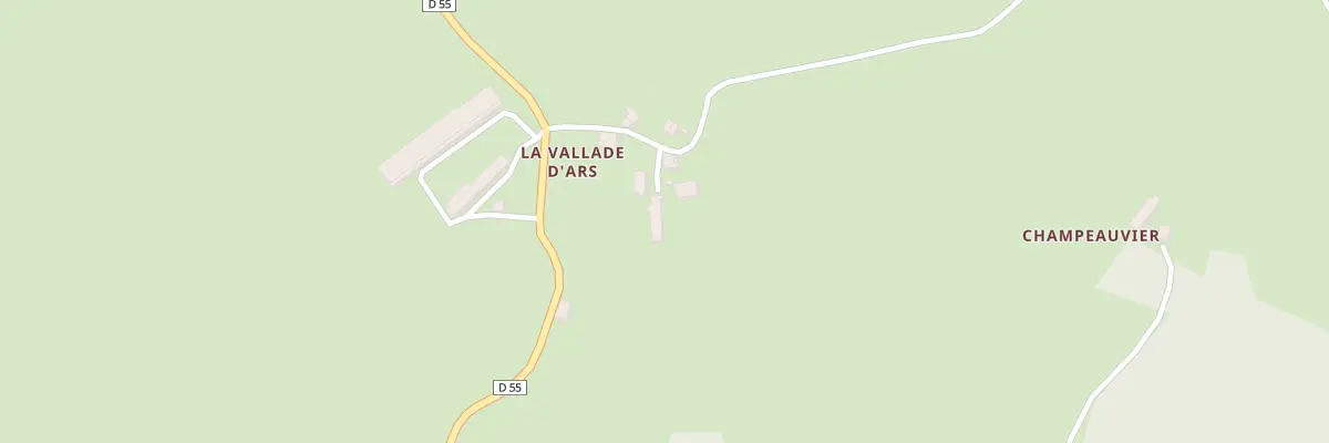 Plan du 6 La Vallade d’Ars à Ars