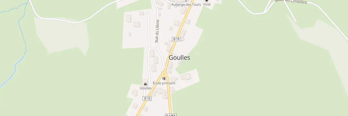Plan du 5051 Av de la Xaintrie Noire à Goulles