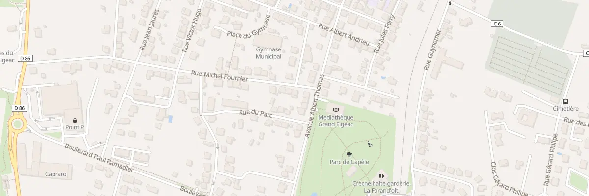 Plan du 20 Rue Michel Fournier à Capdenac-Gare