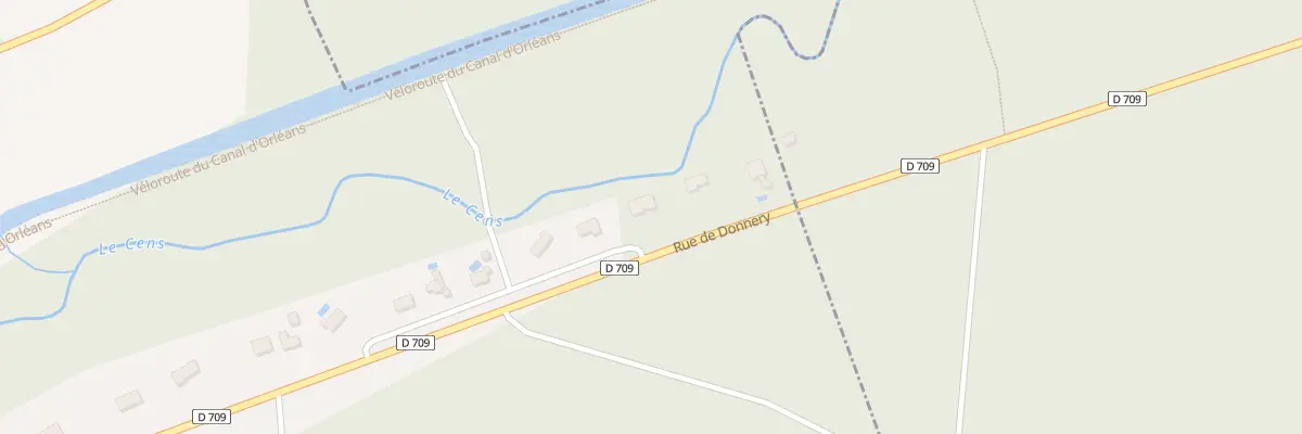 Plan du 2155 Rue de Donnery à Mardié