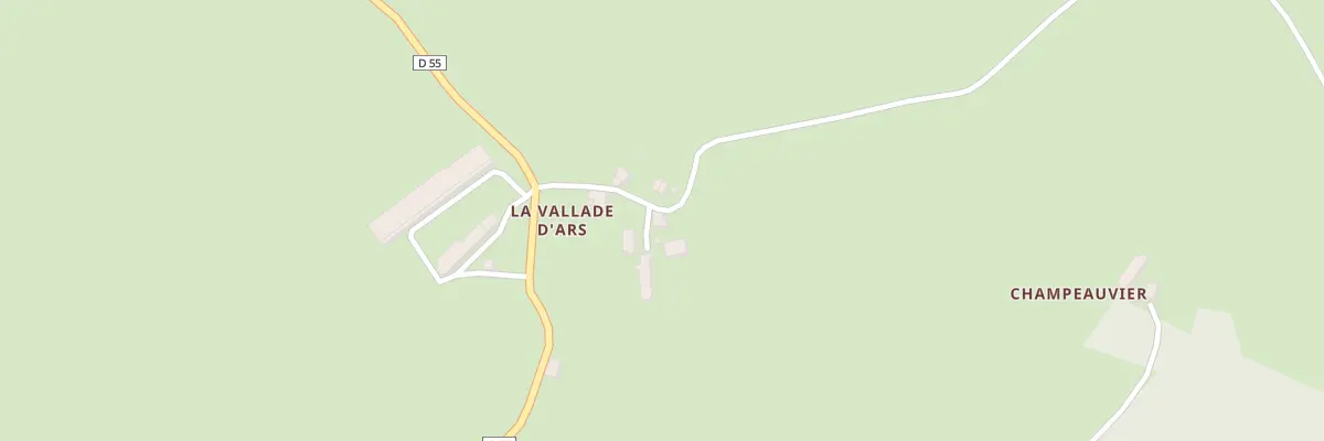 Plan du 5092 La Vallade d’Ars à Ars