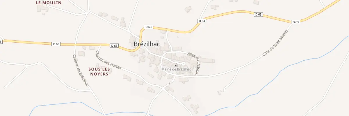 Plan du 8 Le Village à Brézilhac