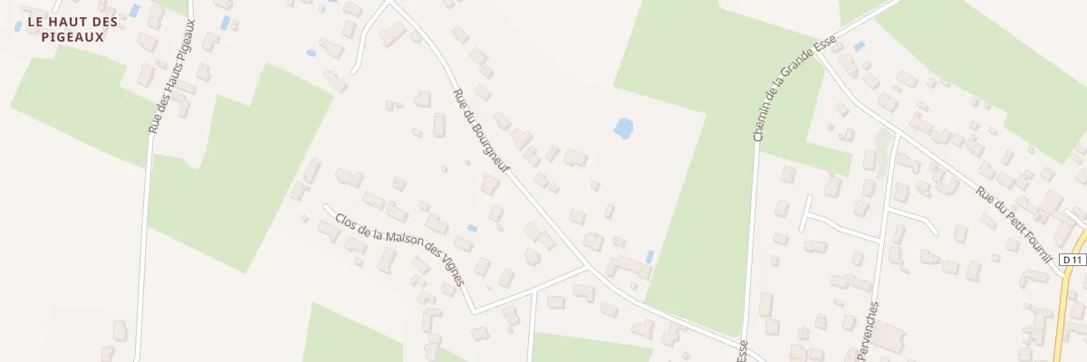 Plan du 550 Rue du Bourg Neuf à Loury