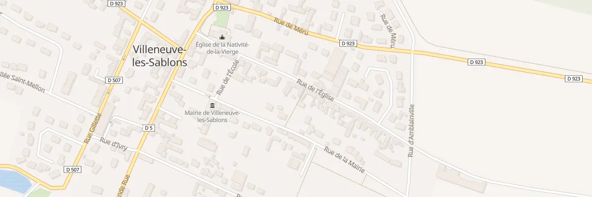 Plan du 30 Rue de l’Eglise à Villeneuve-les-Sablons