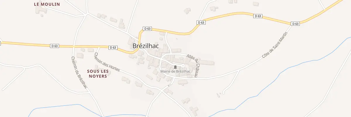 Plan du 9 Le Village à Brézilhac