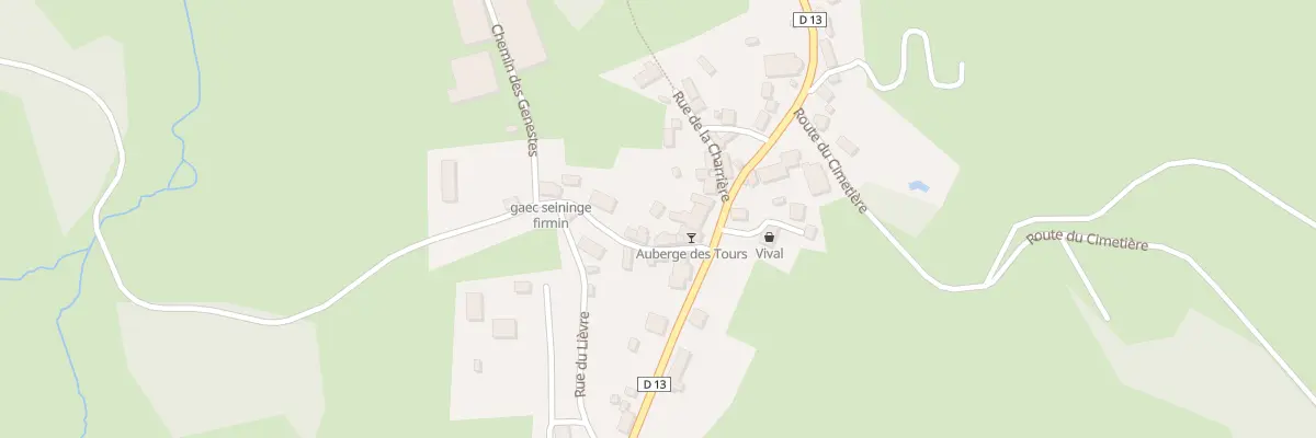 Plan du 8 Rte de Saint Bonnet à Goulles
