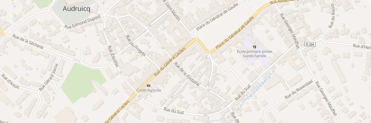 Plan du 17 Rue de la Fontaine à Audruicq
