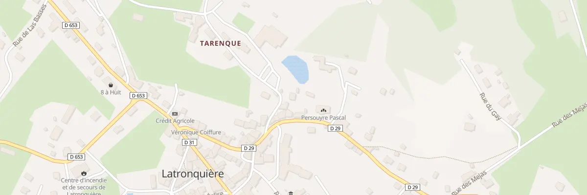 Plan du 5038A Latronquiere à Latronquière
