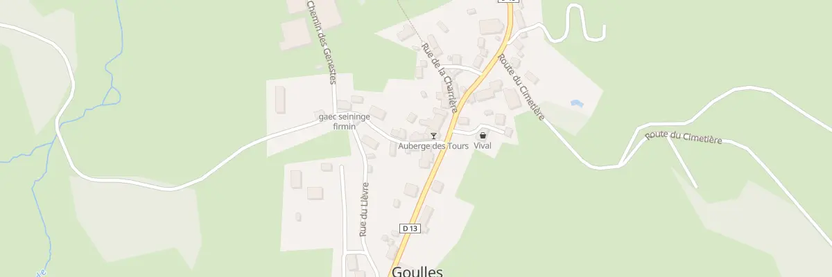 Plan du 6 Rte de Saint Bonnet à Goulles
